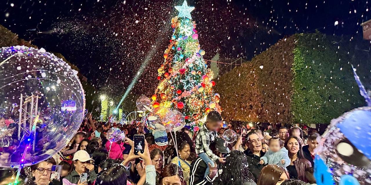 Inician fiestas decembrinas a disfrutar la Navidad y recibir al turismo