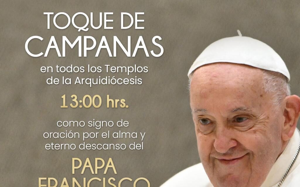 Guanajuato se une ante duelo por el Papa, convocan a orar la Arquidiósesis de León y Episcopado Mexicano