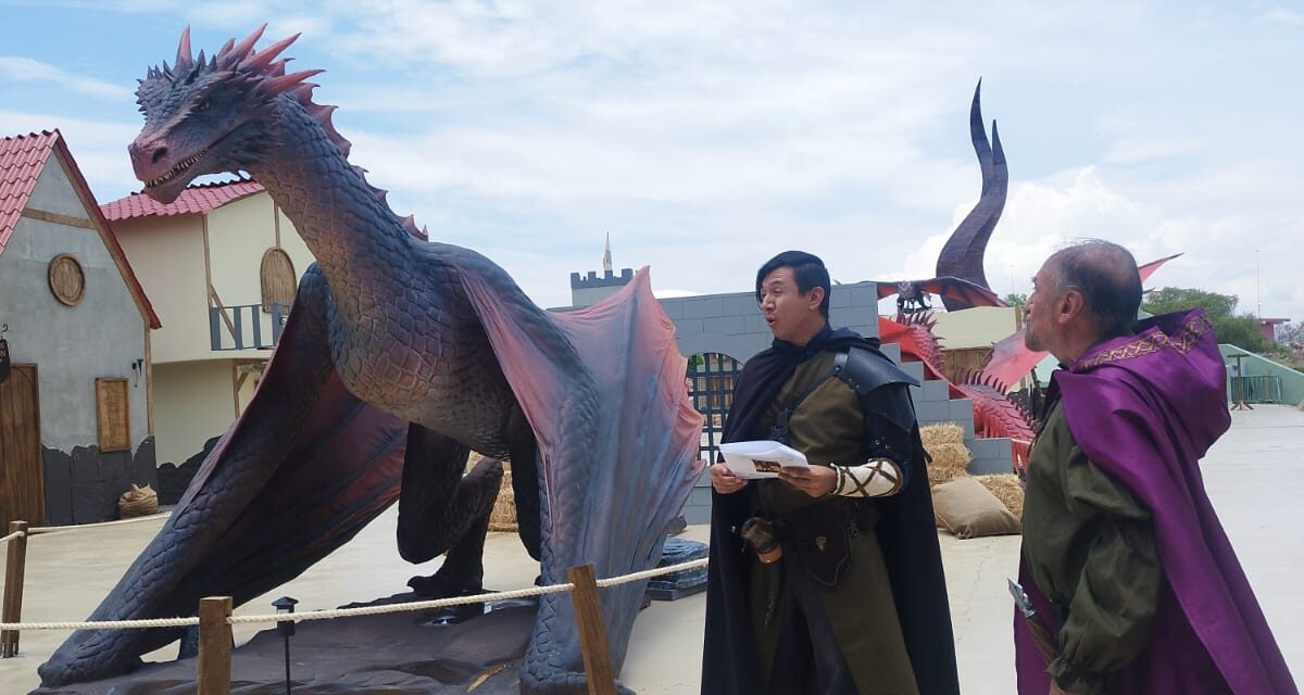 Vive una historia medieval en medio de dragones en Parque Guanajuato Bicentenario