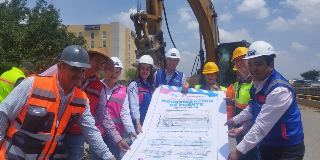 Disminuyen tramo en la carretera León-Silao, inicia reposición del puente sobre el río